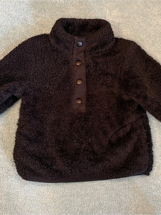 wonder nation Other - Wonder Nation Toddler Black Half Button Sweater 3T Unisex Pullover